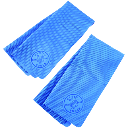 KLEIN TOOLS Cooling PVA Towel, Blue, 2-Pack 60230